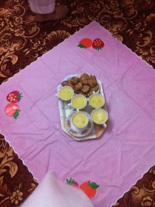 Snacks served at Bohra home