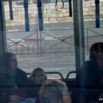 A Muslim lady in Jerusalem tram