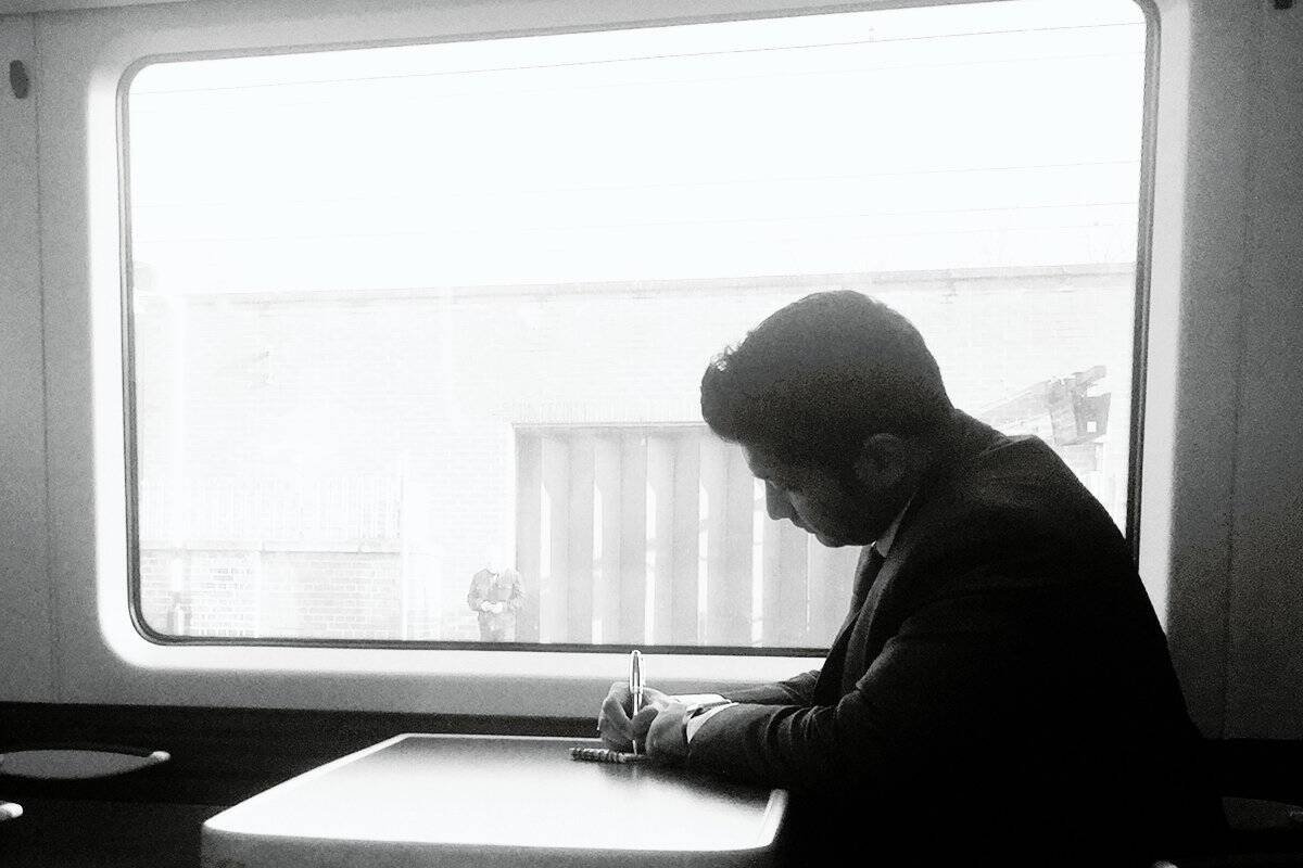 Train journey to Cambridge