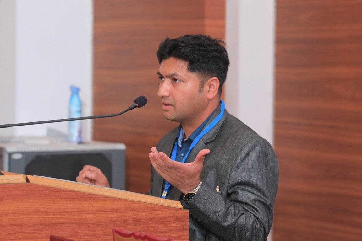 Jaihoon's thematic presentation at EMEA Training College, Kondotty- Kerala