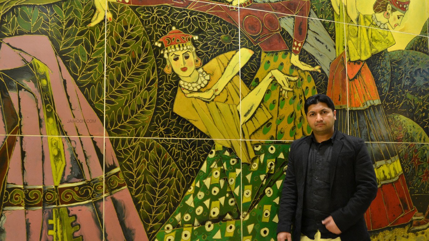 Inside hotel in Urumqi