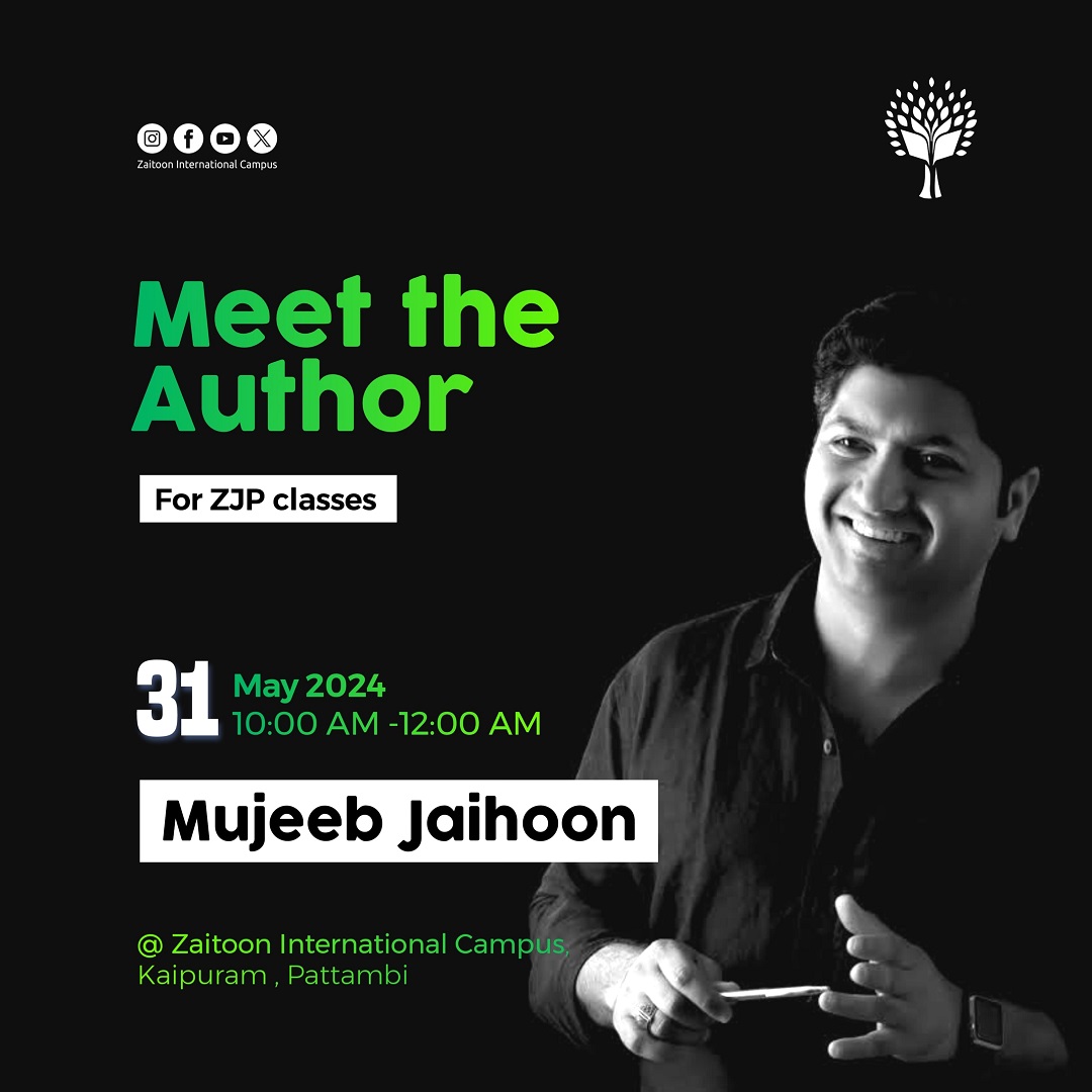 ‘Meet the Author’ at Zaitoon International Campus (Boys)