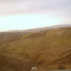 Steep valleys en route to Border