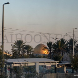 Quds seen from Jerusalem roads