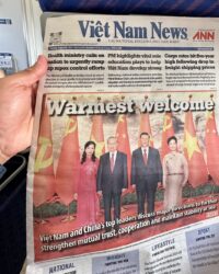 Media : Warm welcome for China-Vietnam Relations