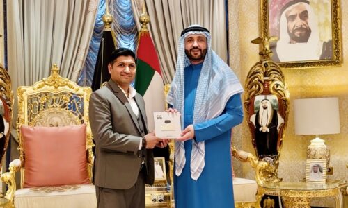 Emirati Guinness Record Holder Receives Signed Jaihoon Books