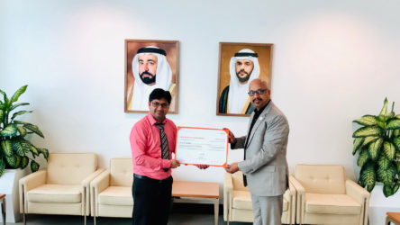 Sharjah Book Authority honours Mujeeb Jaihoon's literary contributions (2018)