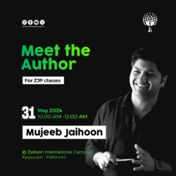 Mujeeb Jaihoon engaged the audience at Zaitoon International Campus (March 31 2024)