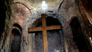 A giant Cross at Jvari Monastery