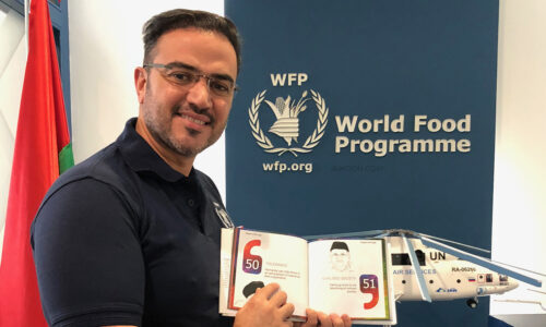 Slogans of the Sage presented to UN World Food Programme