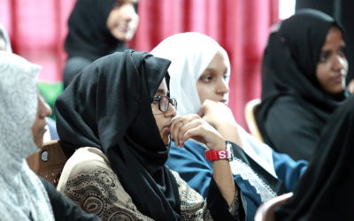 Mujeeb Jaihoon speaking at Zaitoon International Girls School, Kerala (July 10 2017)